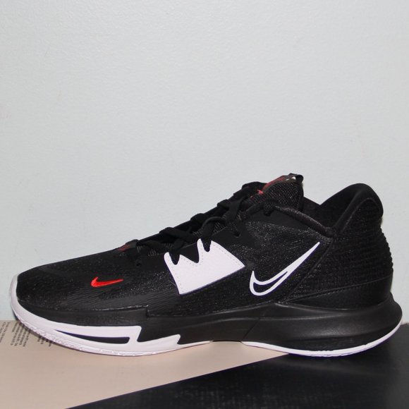 Nike Kyrie Low 5 Bred Basketball Shoes Mens 9.5 Black Red